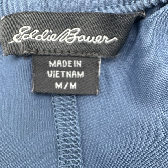 Eddie Bauer Elastic Waist Blue Floral Print Women's Skort Size Medium - Picture 6 of 8